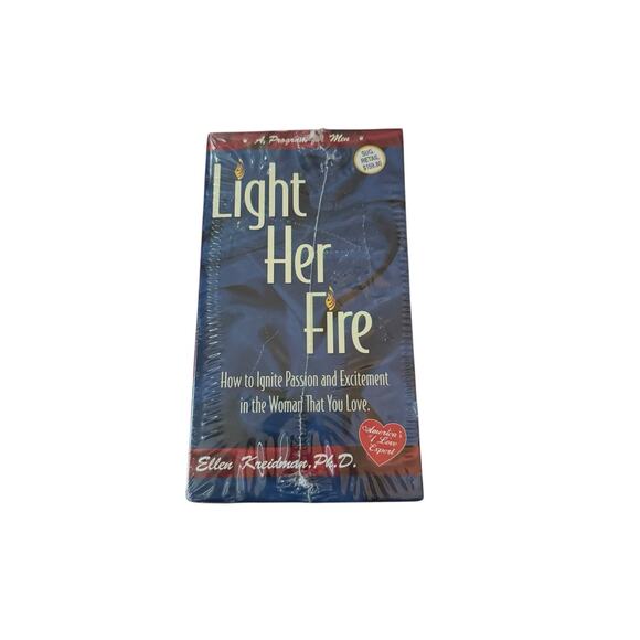 Light Her Fire VHS Tapes Ellen Kreidman, Ph.D Love Communication New Sealed - Picture 2 of 4